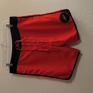 Hot Topic Swimming Trunks - Red - Medium